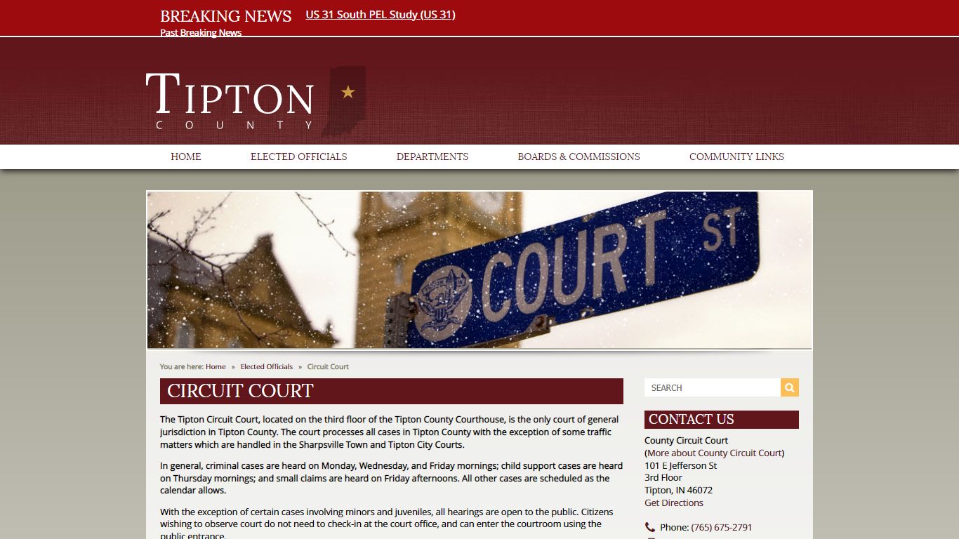 Circuit Court / Tipton County, IN